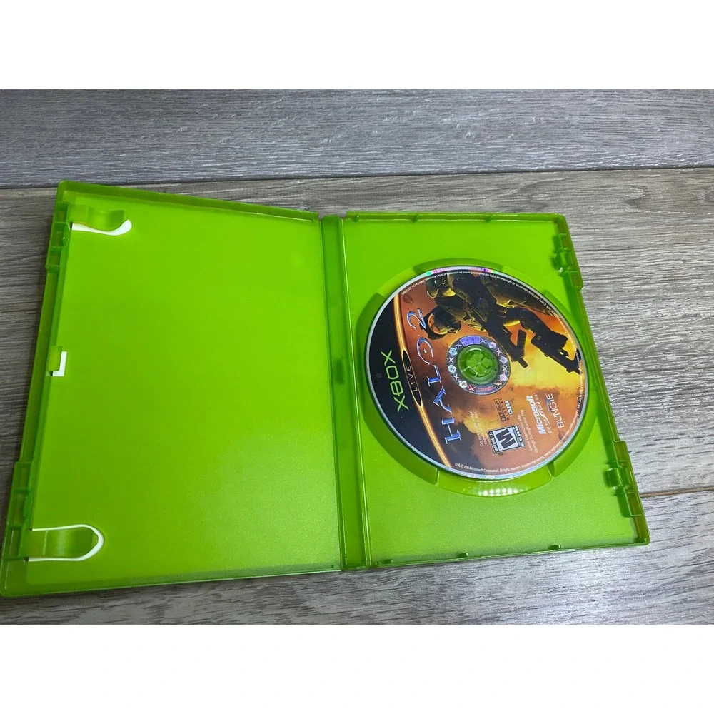 Halo 2 Microsoft Xbox Original 2004 FPS‎ Game Bungie Master Chief Disc & Case